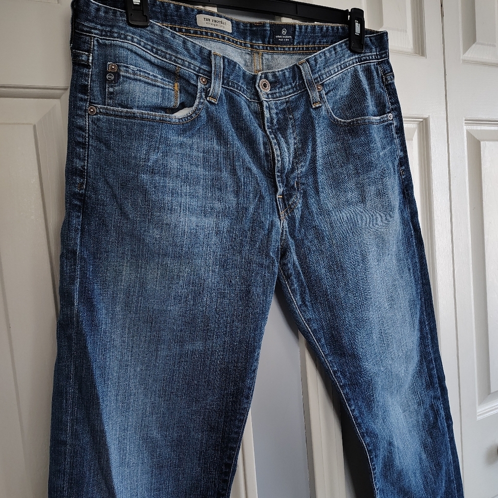 AG Protégé Classic Straight Leg Jeans 34/34 - Picture 8 of 13